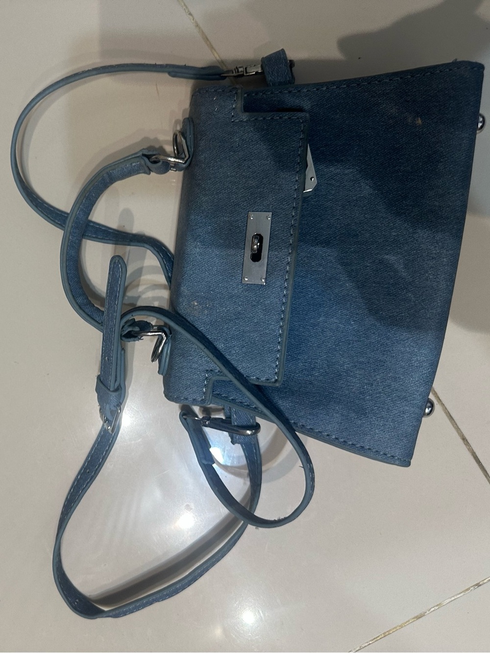 Blue Women's Crossbody Bag - Stylish Everyday Carry